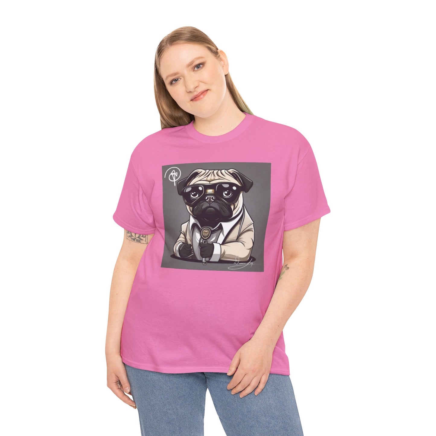 Unisex Pug Heavy Cotton Tee