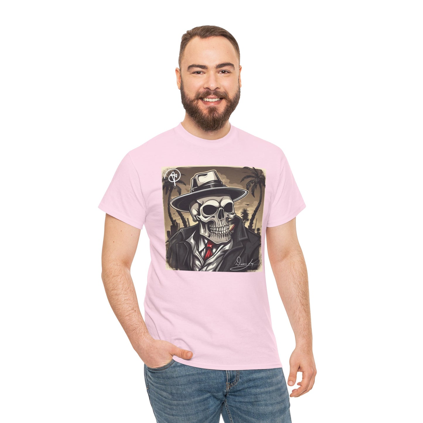 Unisex Boss Skeleton Heavy Cotton Tee