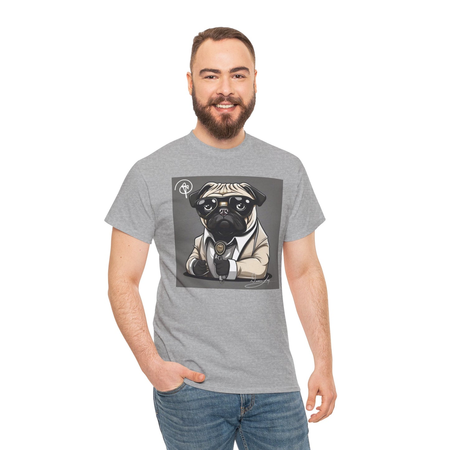 Unisex Pug Heavy Cotton Tee