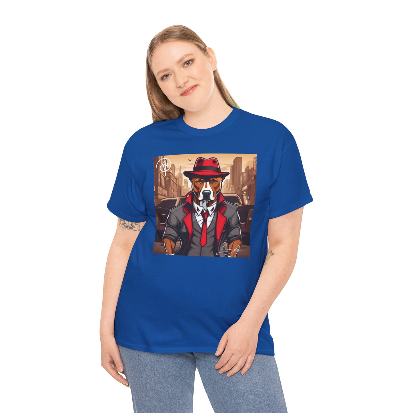 Unisex  Pitbull Heavy Cotton Tee