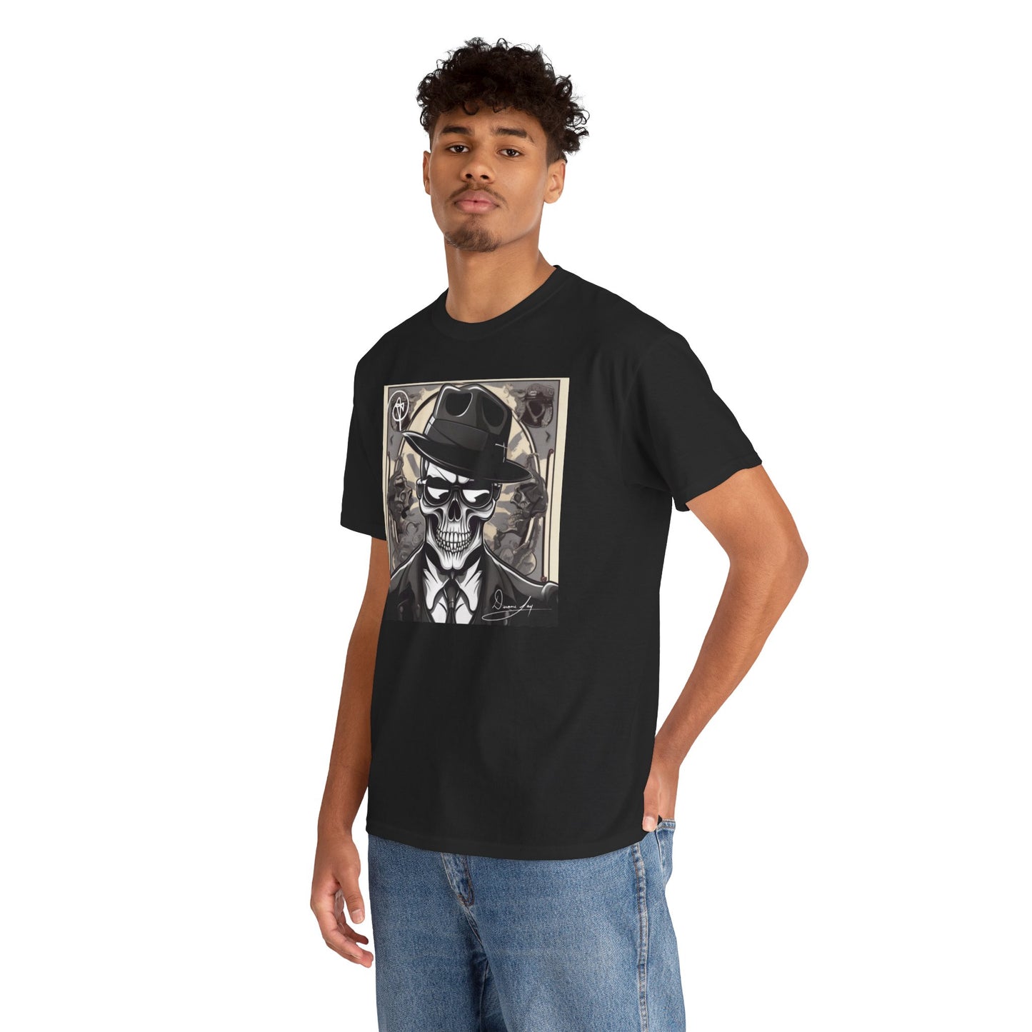 Unisex Skeleton Heavy Cotton Tee