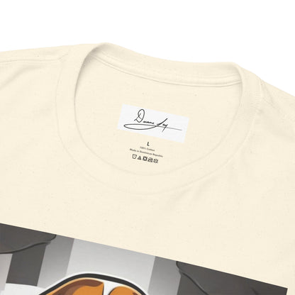 DuaneJay Beagle in a Suit T-Shirt — funny formal dog graphic tee featuring an adorable beagle dressed in a dapper suit, perfect for dog lovers who love bold streetwear style