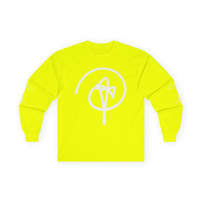 DuaneJay Signature Icon Long Sleeve White Label — premium streetwear long sleeve featuring a bold white signature icon with an exclusive back design, crafted for comfort and style, the ultimate statement piece for those who live and breathe the DuaneJay Fashion lifestyle with confidence and distinction