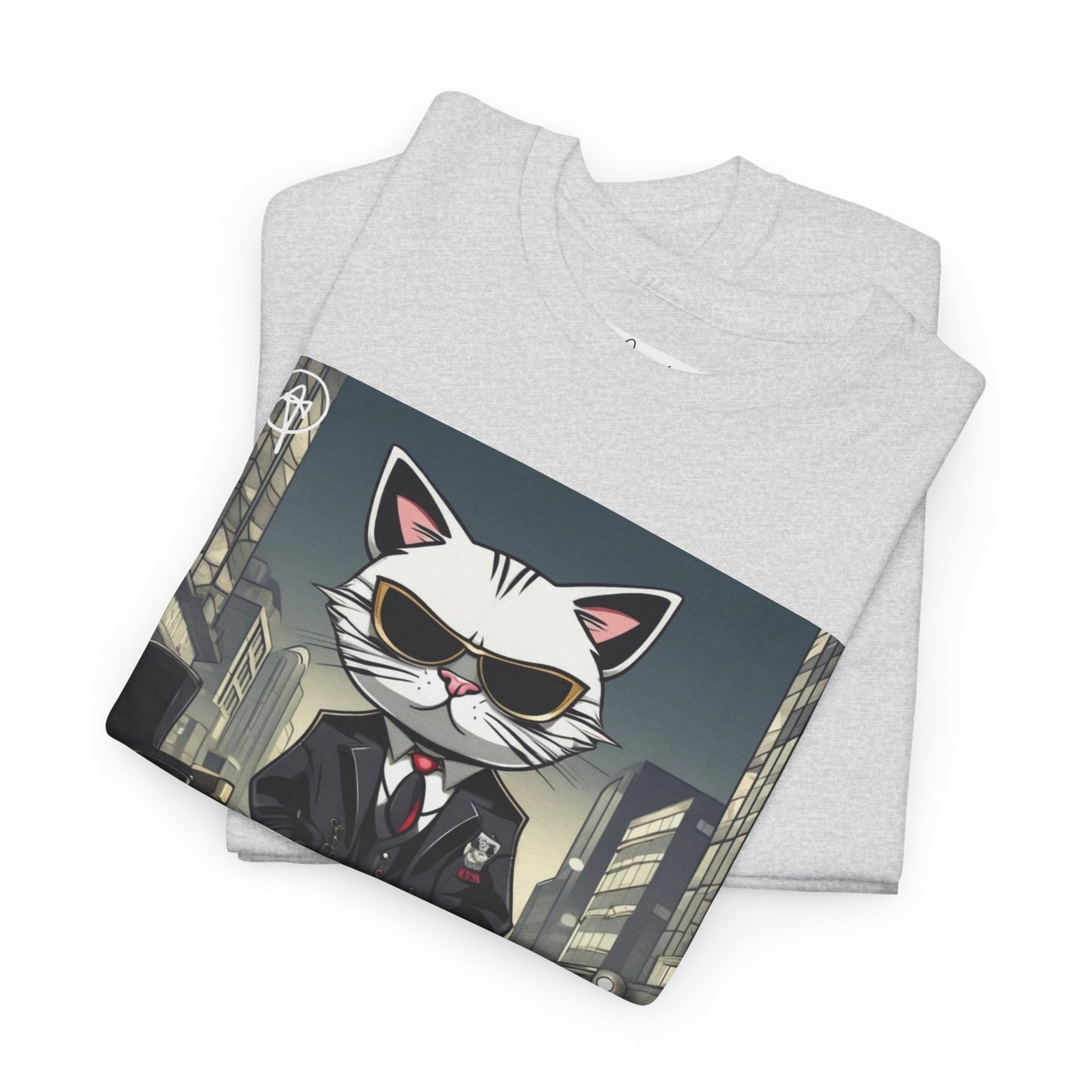 Unisex Cat Heavy Cotton Tee