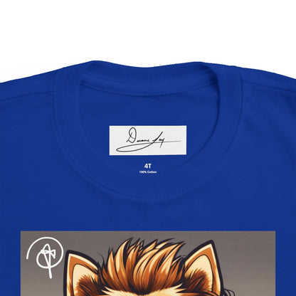 DuaneJay Cool Pomeranian Kids T-Shirt — fun kids graphic tee featuring an adorable Pomeranian rocking sunglasses and headphones, a bold and playful streetwear-inspired look for kids who carry the DuaneJay Fashion style with confidence