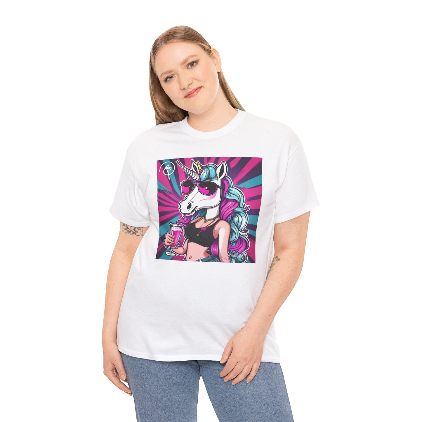 Unisex Unicorn Heavy Cotton Tee