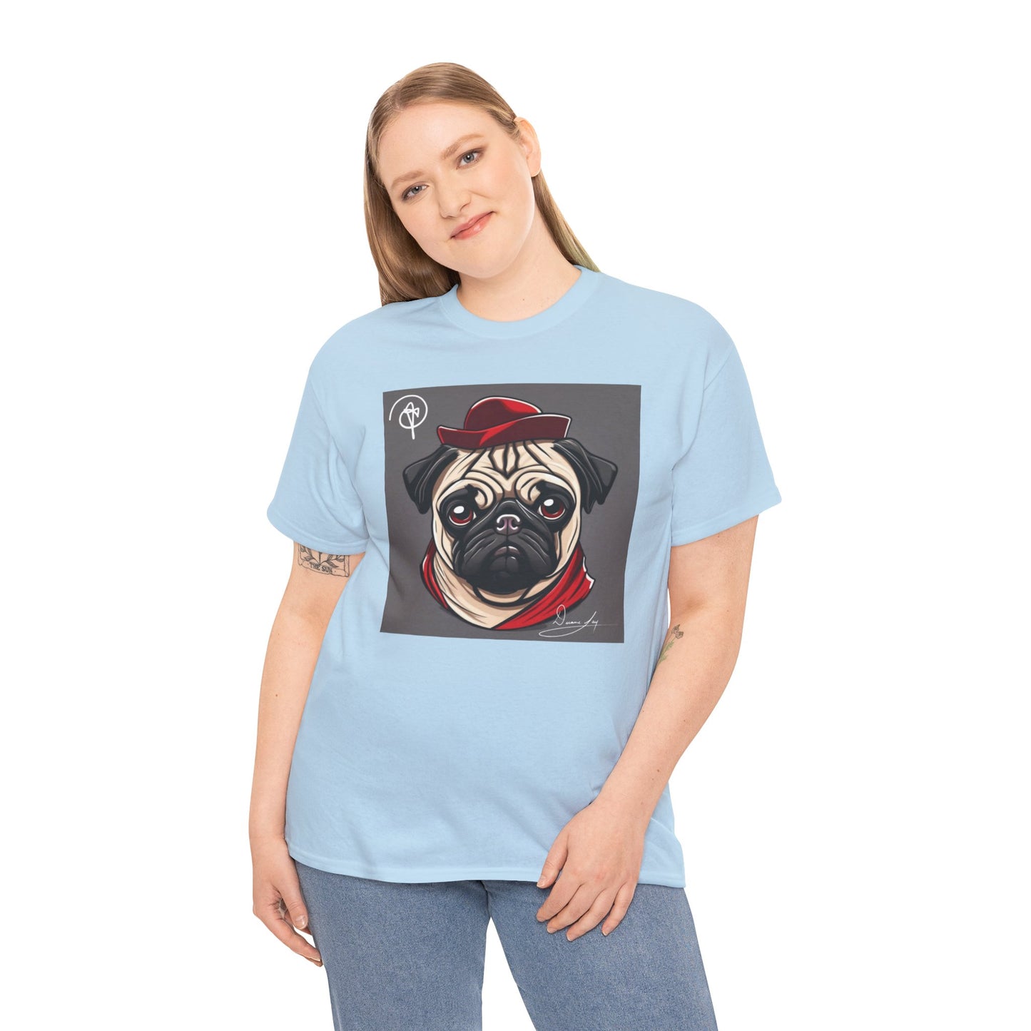 Unisex Pug Heavy Cotton Tee