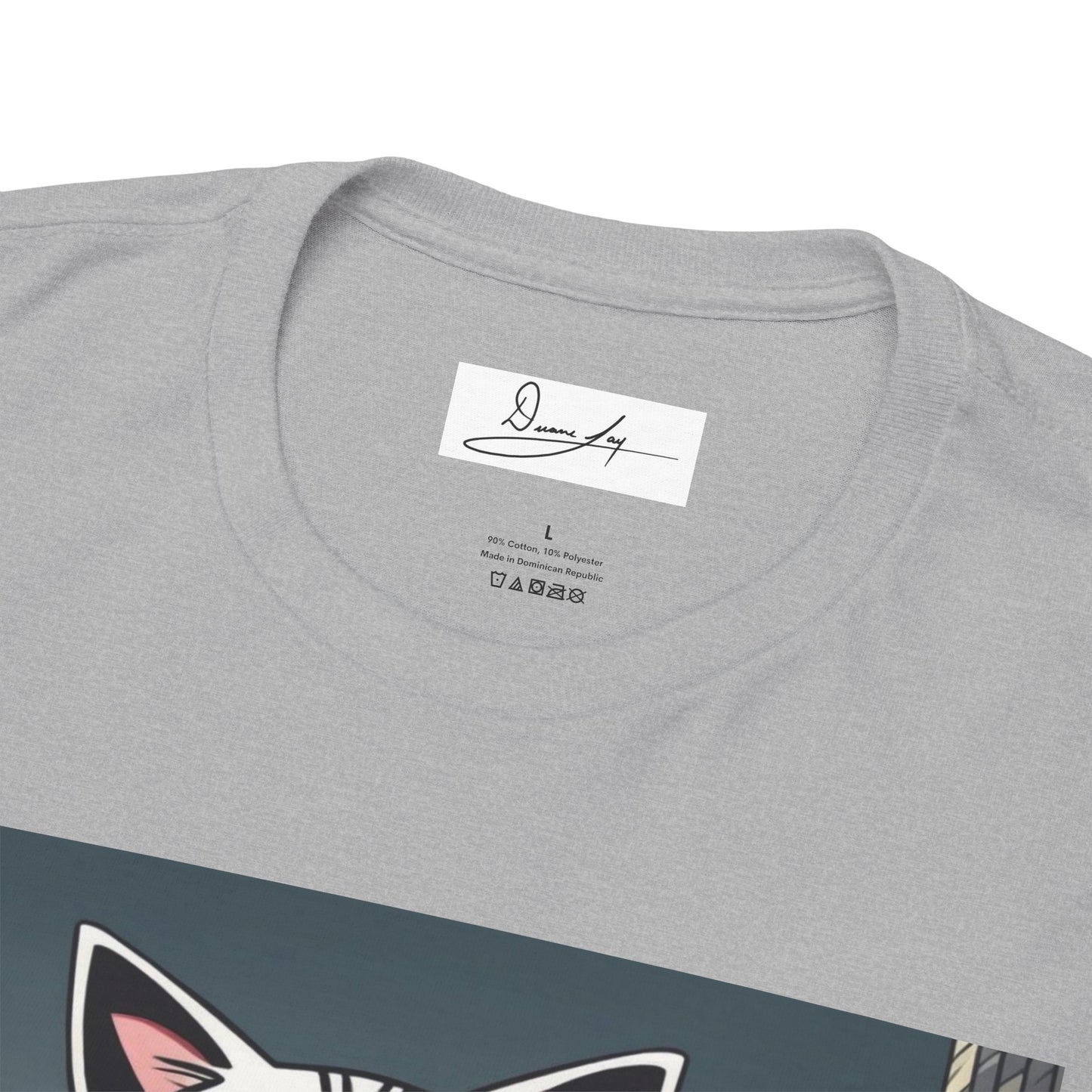 DuaneJay Cat Mafia Graphic Tee — cool cat in suit streetwear graphic tee