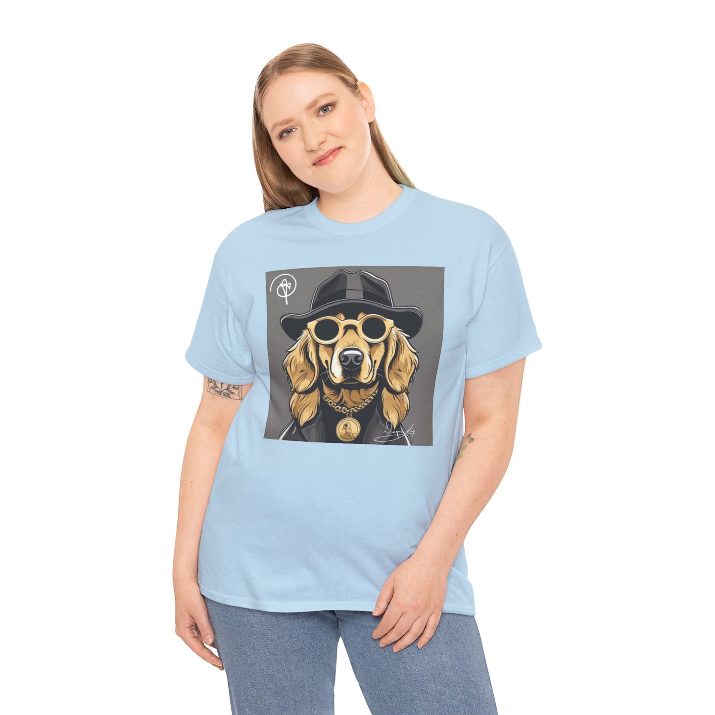 Unisex Golden Retriever Heavy Cotton Tee