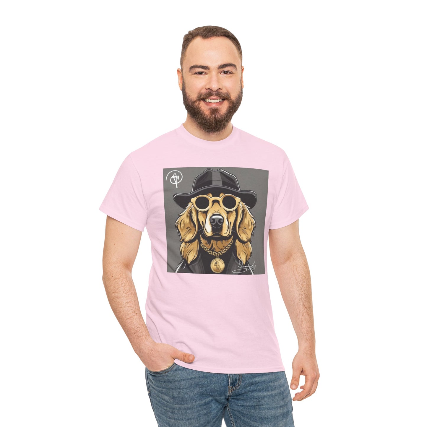 Unisex Golden Retriever Heavy Cotton Tee