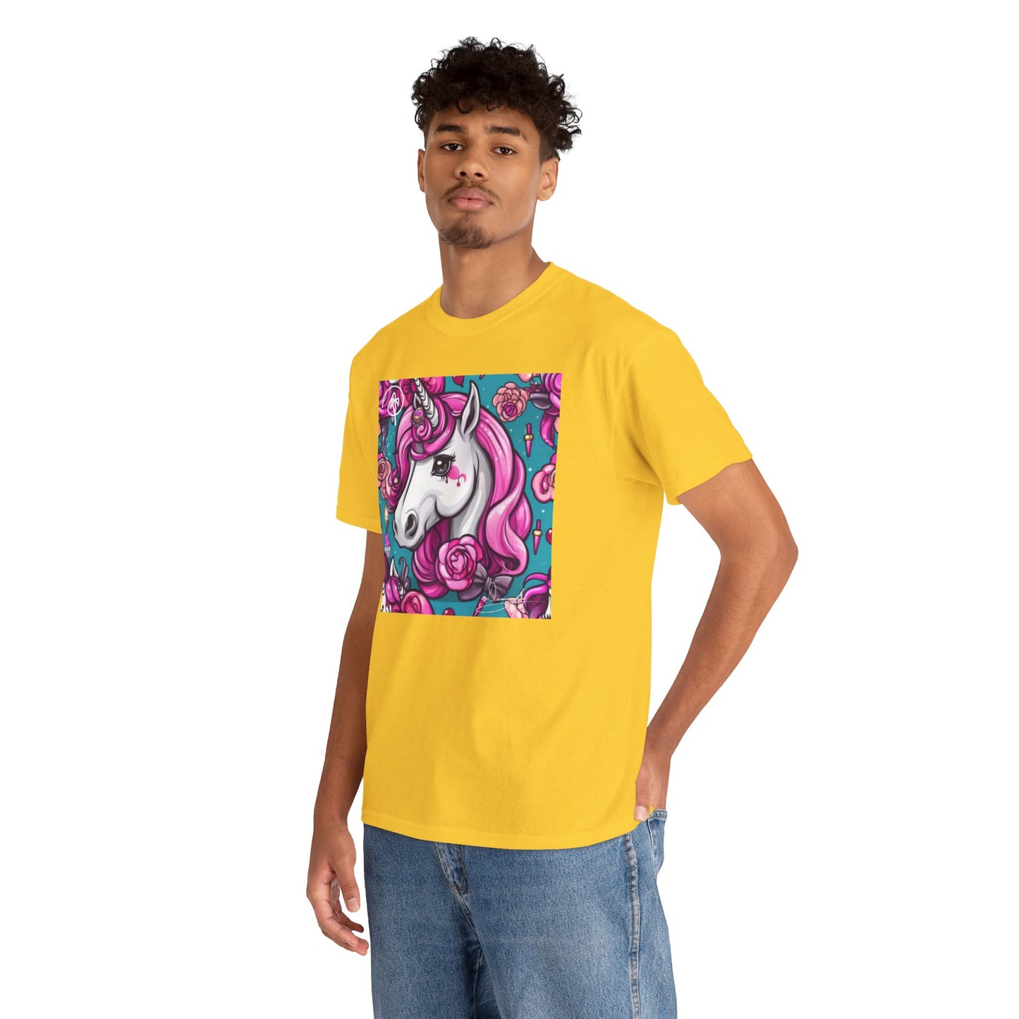 Adult Unisex Unicorn Heavy Cotton Tee