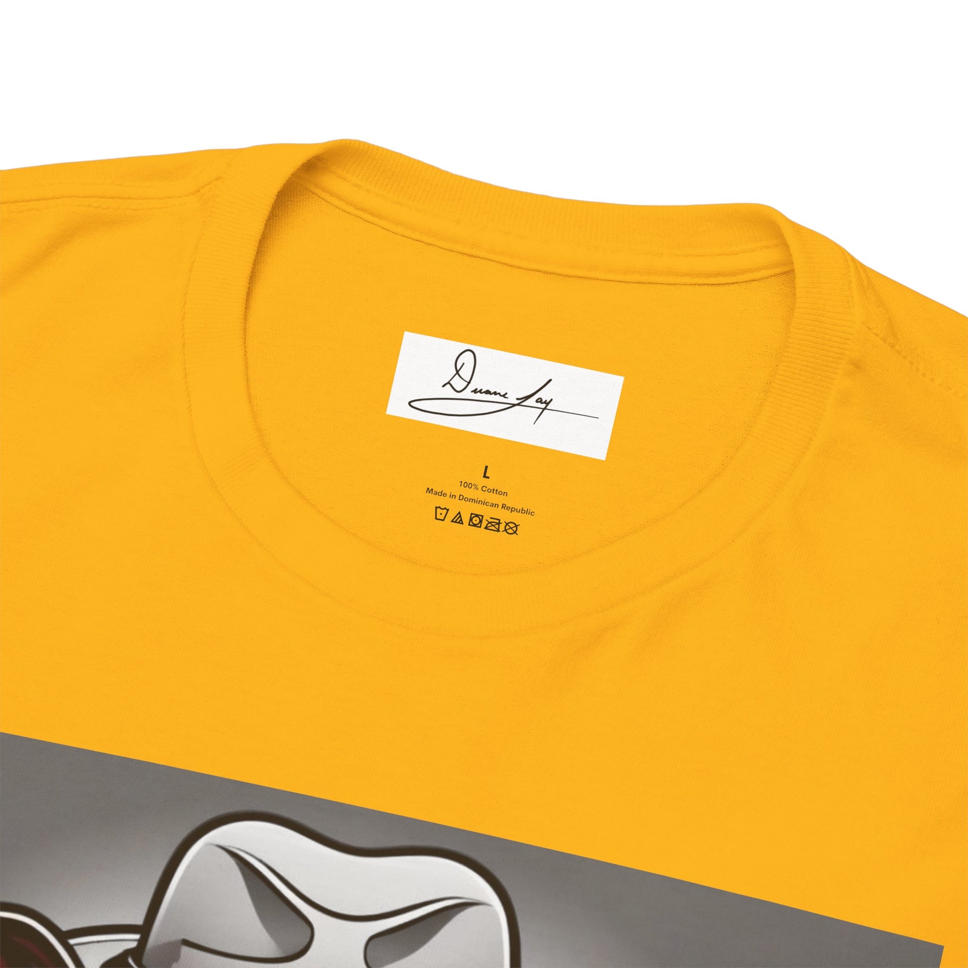DuaneJay Gentleman Pitbull Tee — distinguished graphic tee featuring a dapper pitbull portrait blending elegance with bold streetwear energy for dog lovers with class and confidence