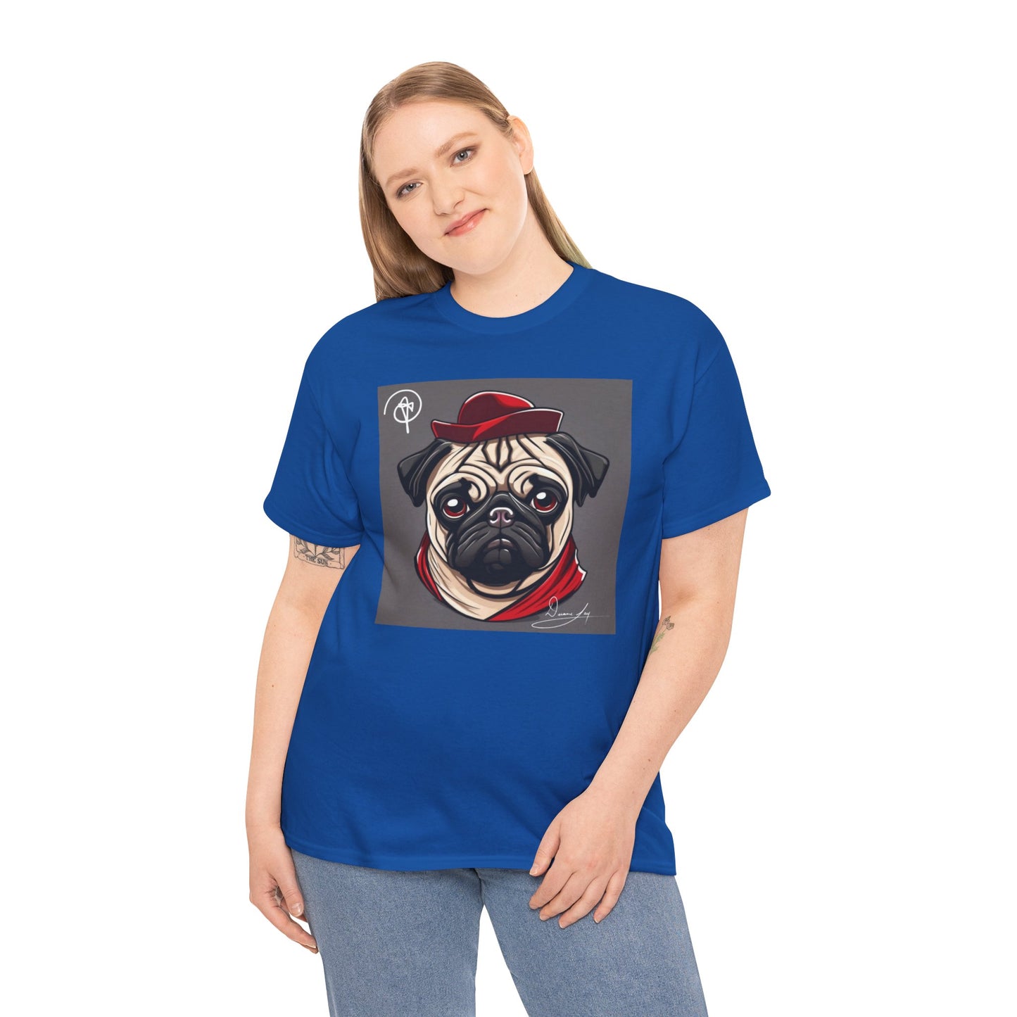 Unisex Pug Heavy Cotton Tee