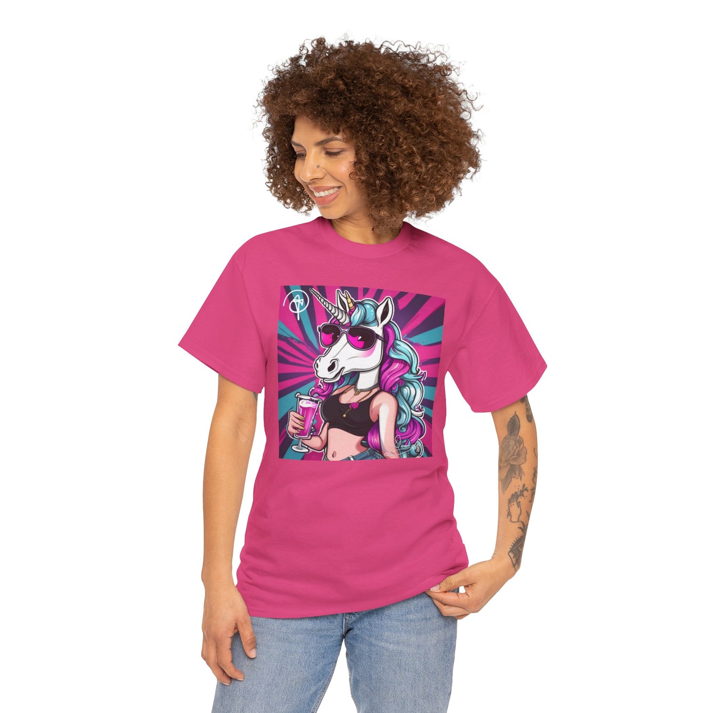 Unisex Unicorn Heavy Cotton Tee