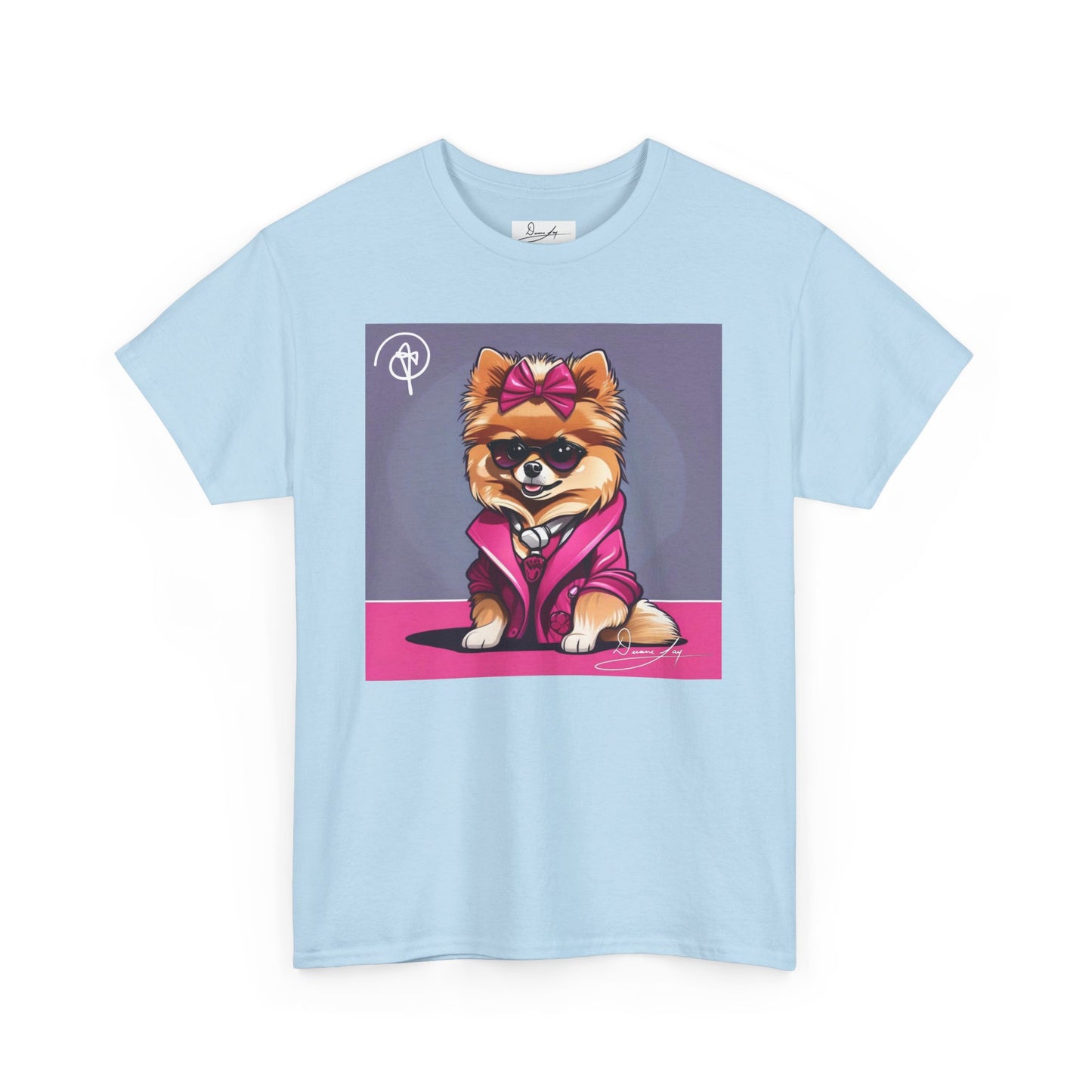 Unisex Heavy Pomeranian Cotton Tee