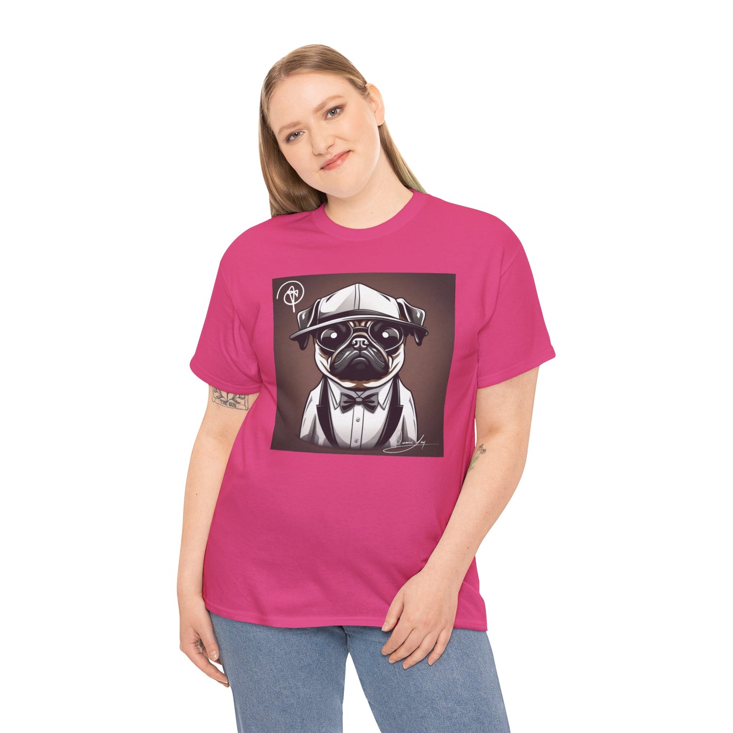 Unisex Pug Heavy Cotton Tee