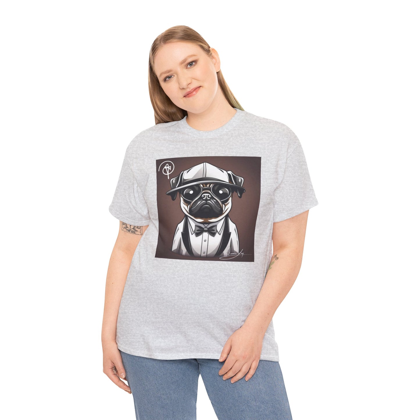 Unisex Pug Heavy Cotton Tee