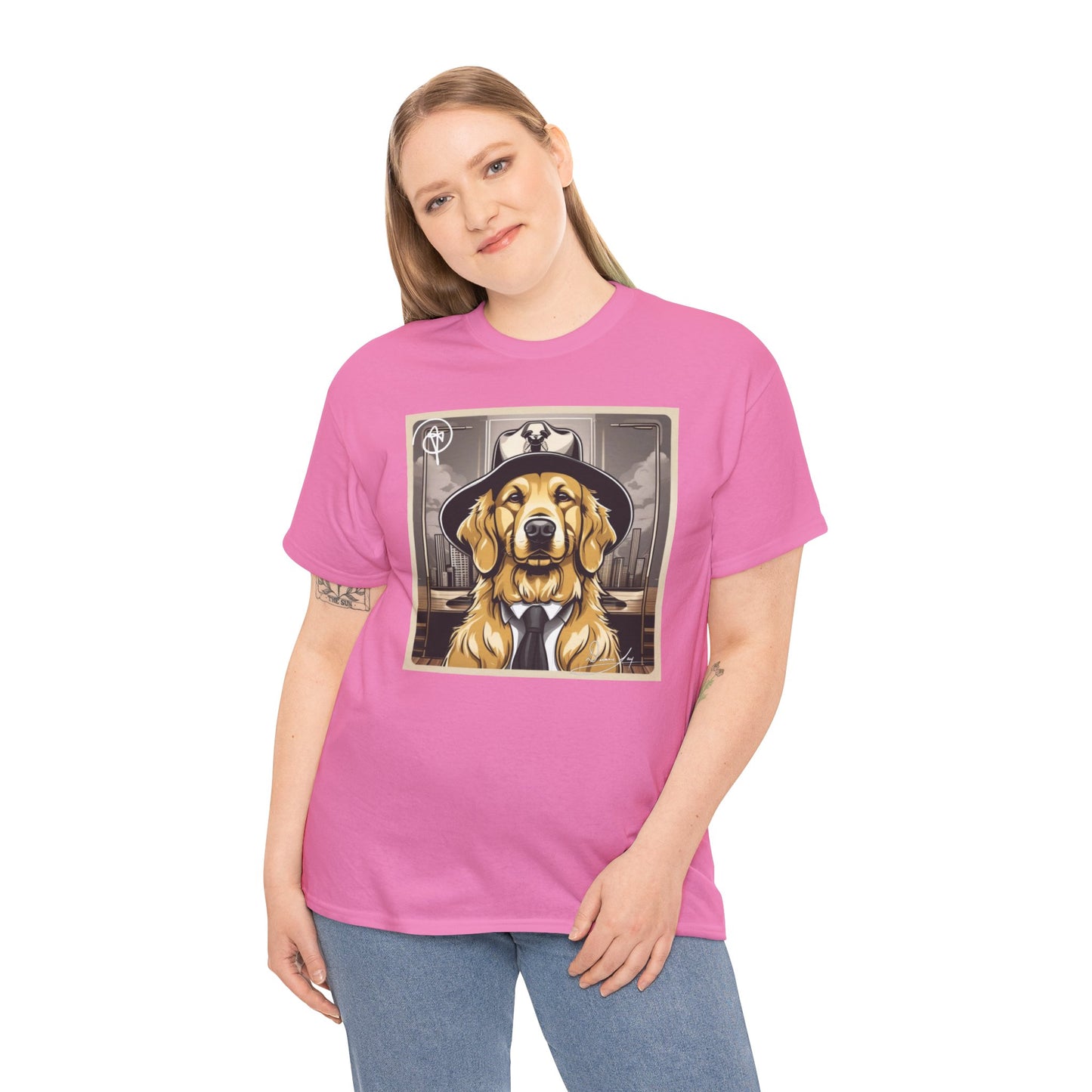 Unisex Golden Retriever Heavy Cotton Tee