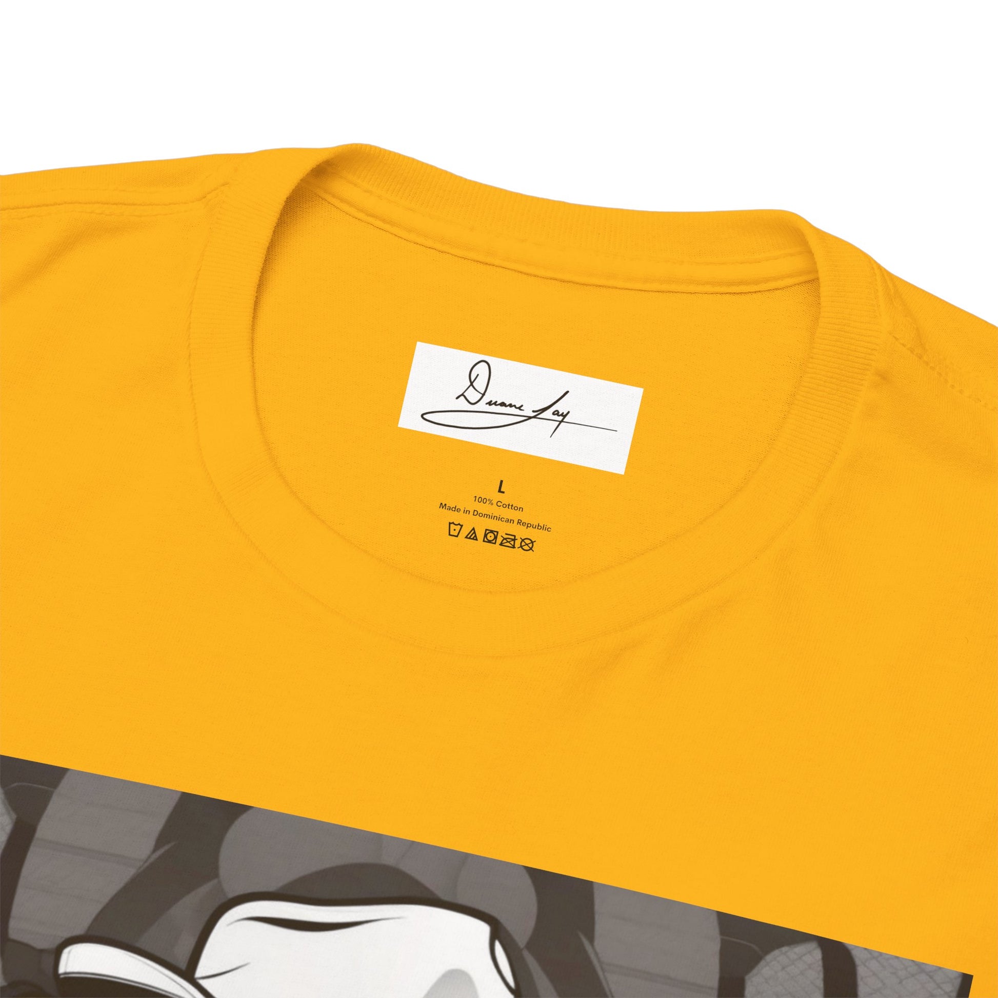 DuaneJay Lion Gangster Graphic Tee — powerful streetwear tee featuring a bold lion with gangster-inspired artistry, symbolizing strength, dominance, and signature style