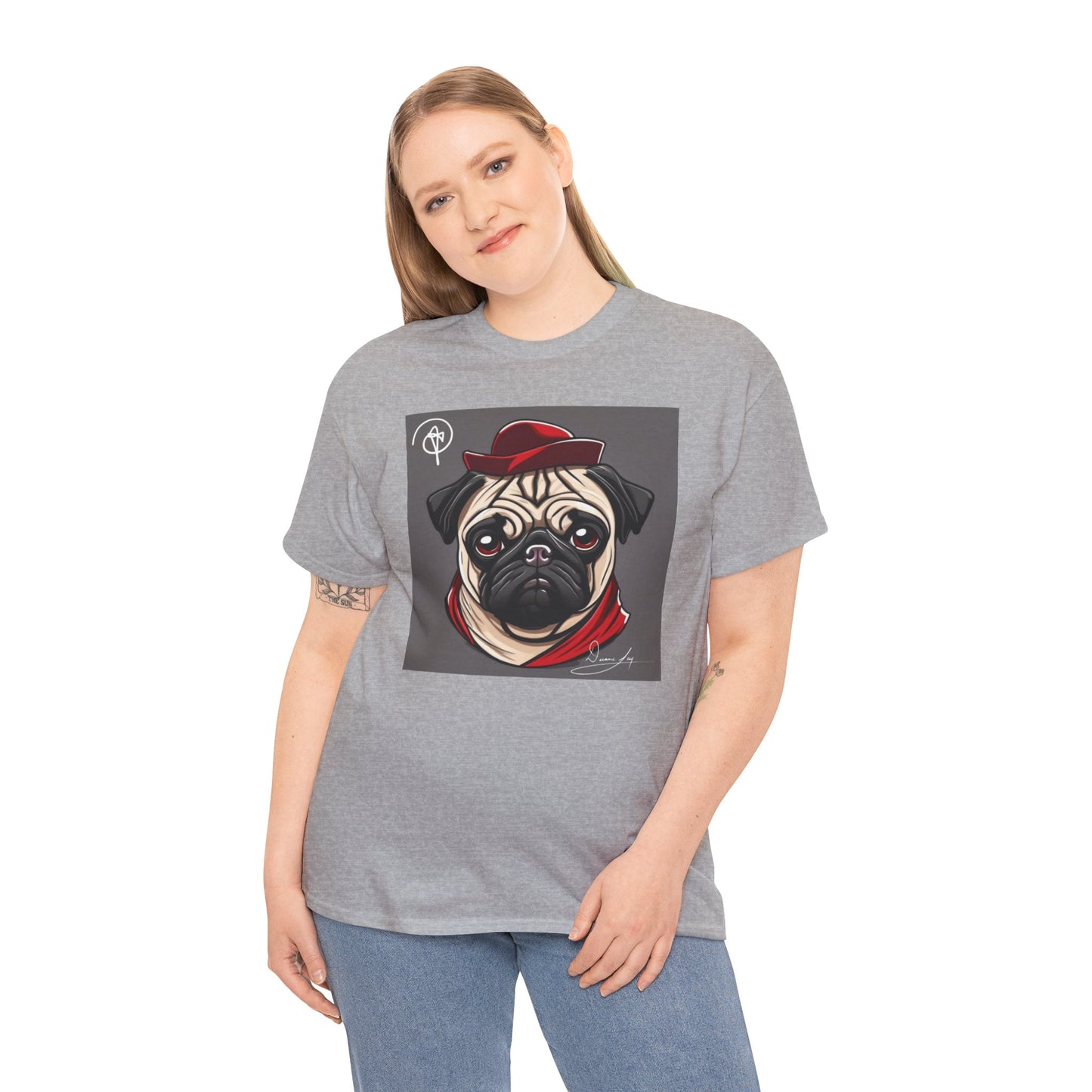 Unisex Pug Heavy Cotton Tee