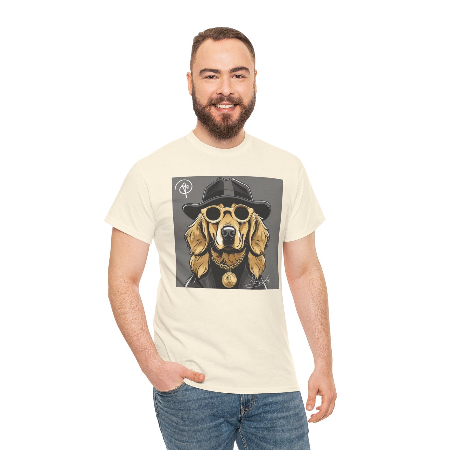 Unisex Golden Retriever Heavy Cotton Tee