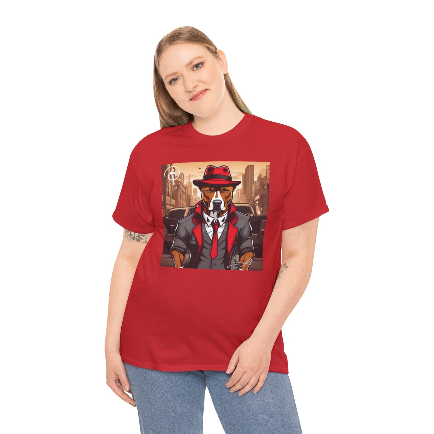 Unisex  Pitbull Heavy Cotton Tee