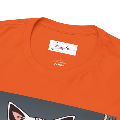 DuaneJay Cat Mafia Graphic Tee — cool cat in suit streetwear graphic tee