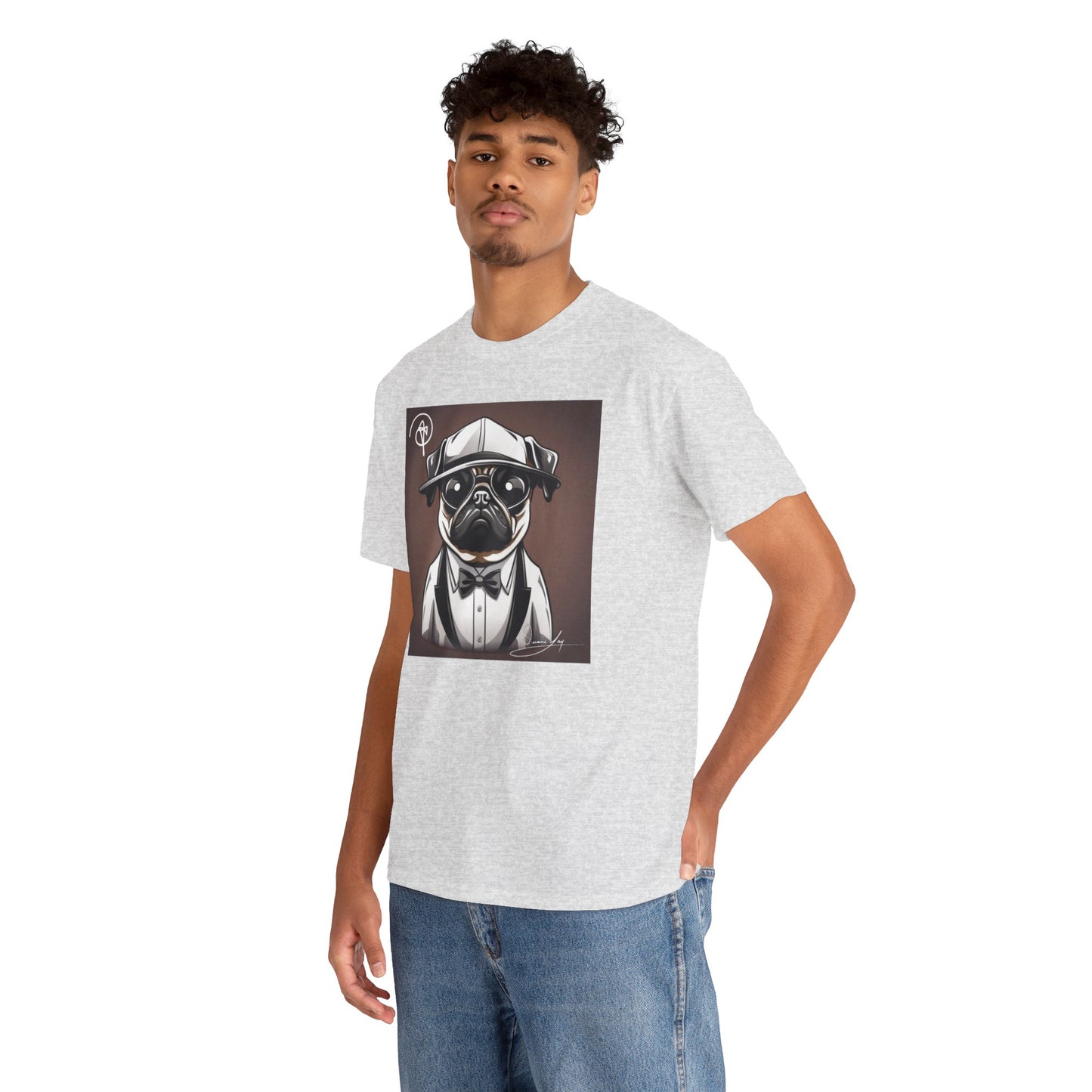 Unisex Pug Heavy Cotton Tee