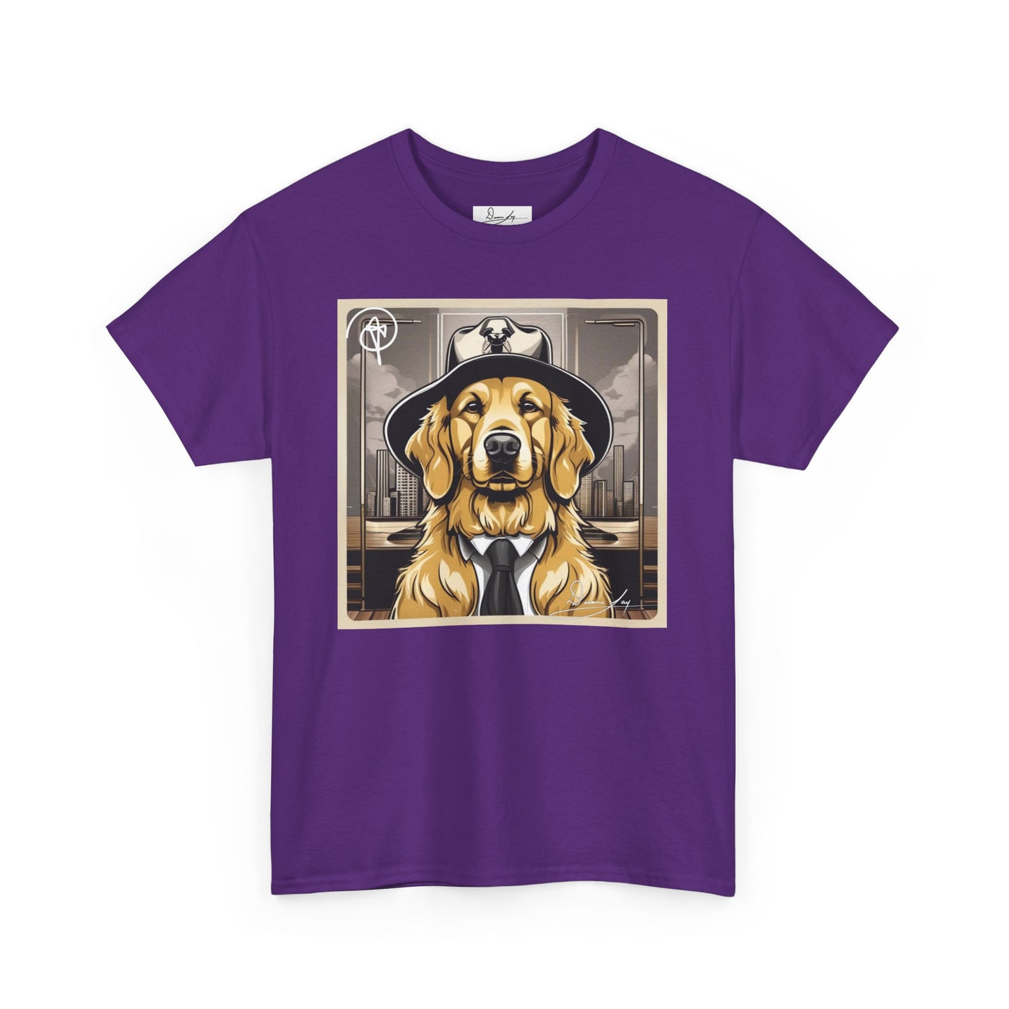 Unisex Golden Retriever Heavy Cotton Tee