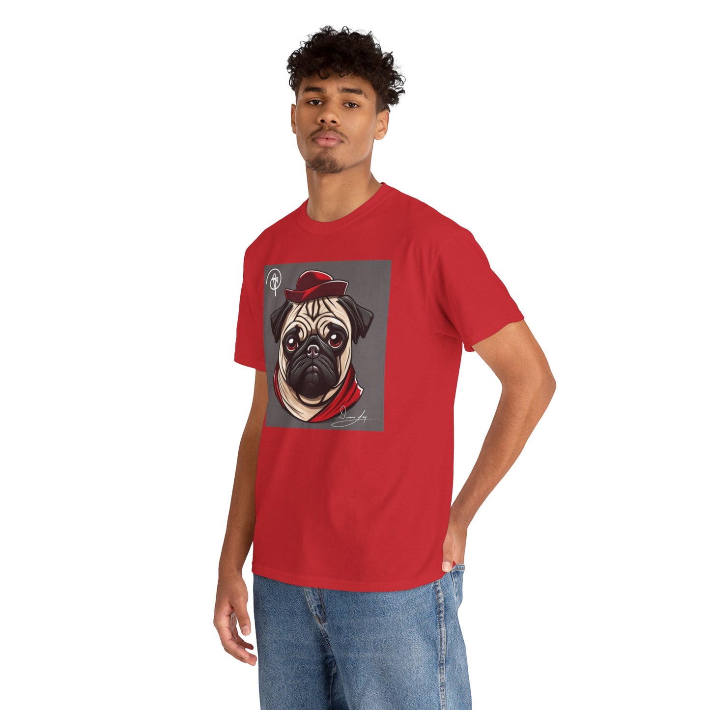 Unisex Pug Heavy Cotton Tee