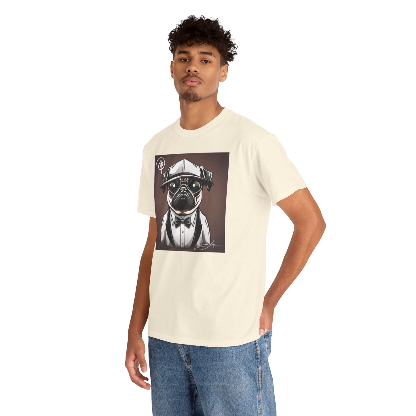 Unisex Pug Heavy Cotton Tee