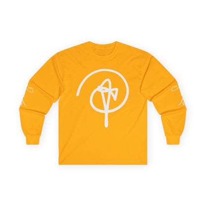 DuaneJay Signature Icon Long Sleeve White Label — premium streetwear long sleeve featuring a bold white signature icon with an exclusive back design, crafted for comfort and style, the ultimate statement piece for those who live and breathe the DuaneJay Fashion lifestyle with confidence and distinction