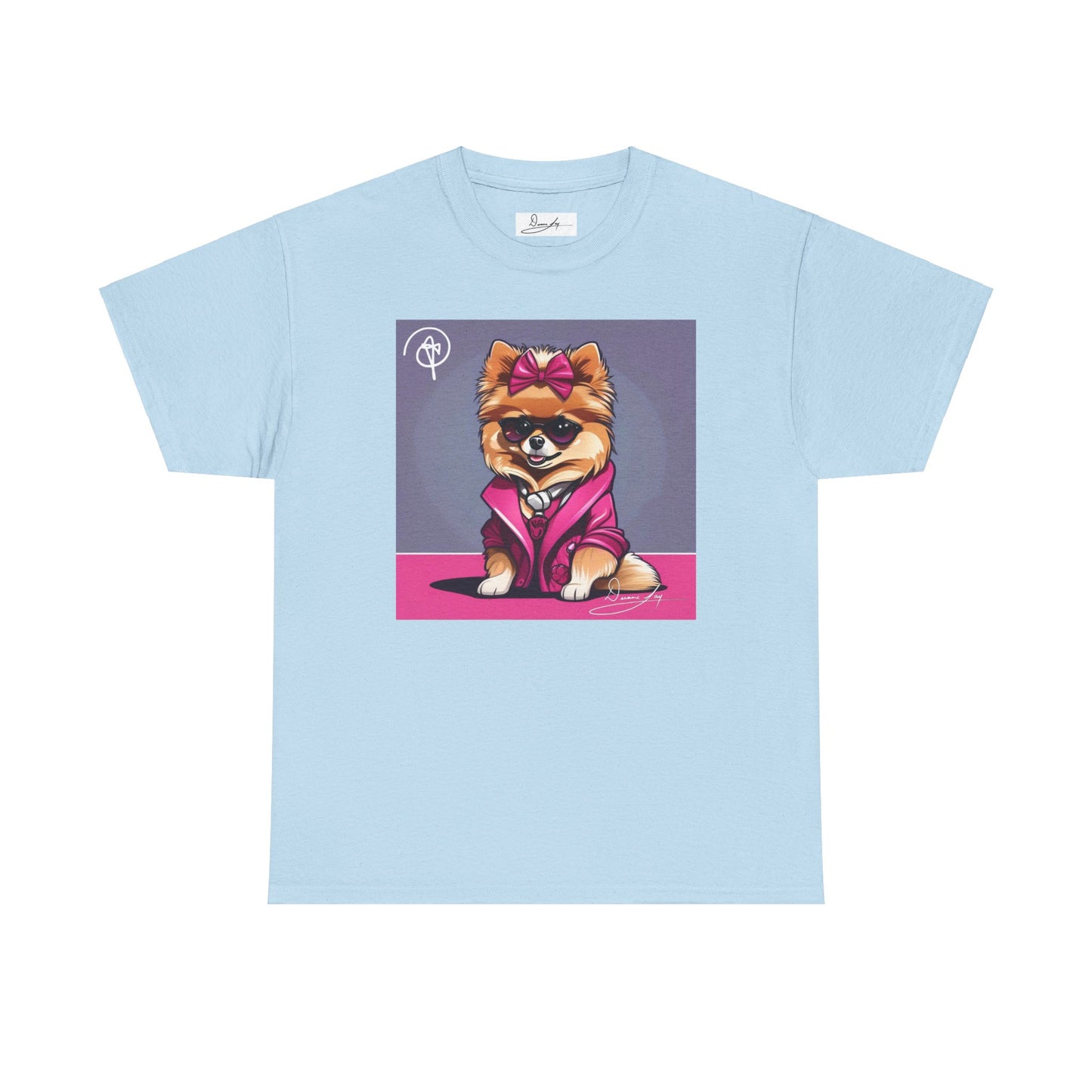 Unisex Heavy Pomeranian Cotton Tee