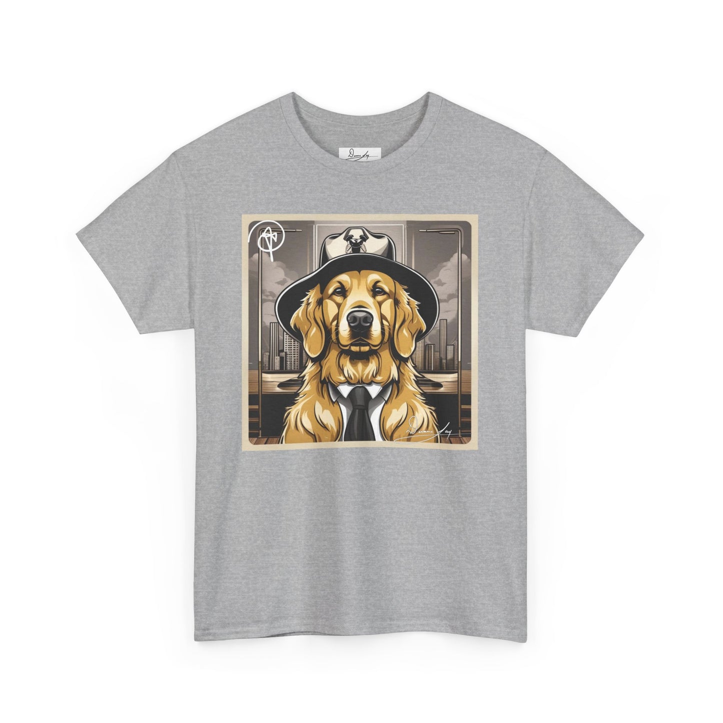 Unisex Golden Retriever Heavy Cotton Tee