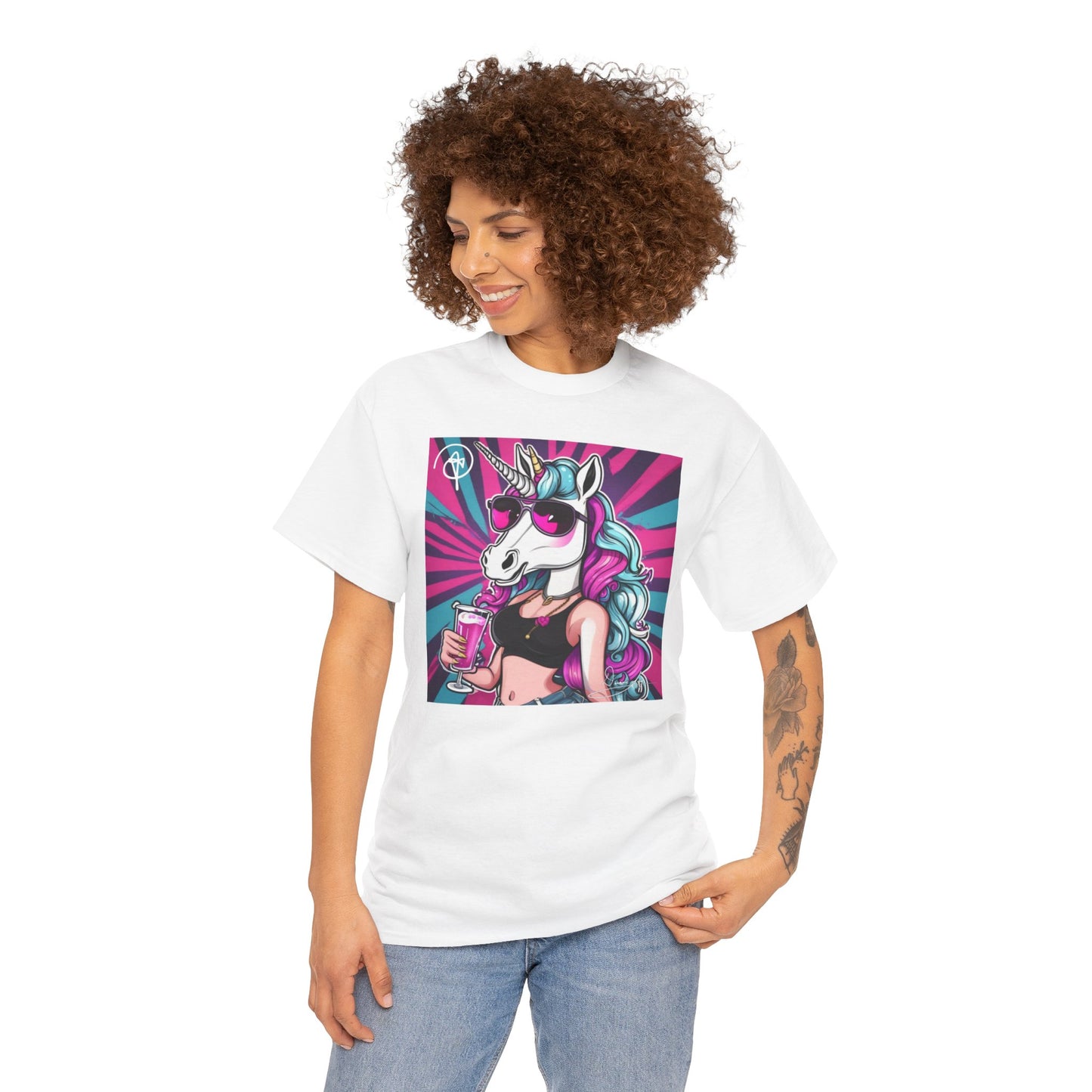 Unisex Unicorn Heavy Cotton Tee