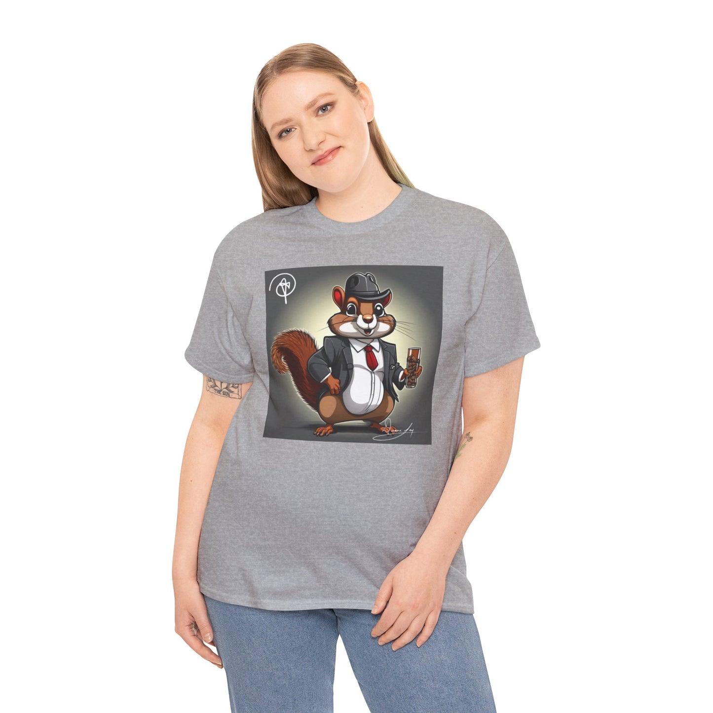 Unisex Squirrel Heavy Cotton Tee