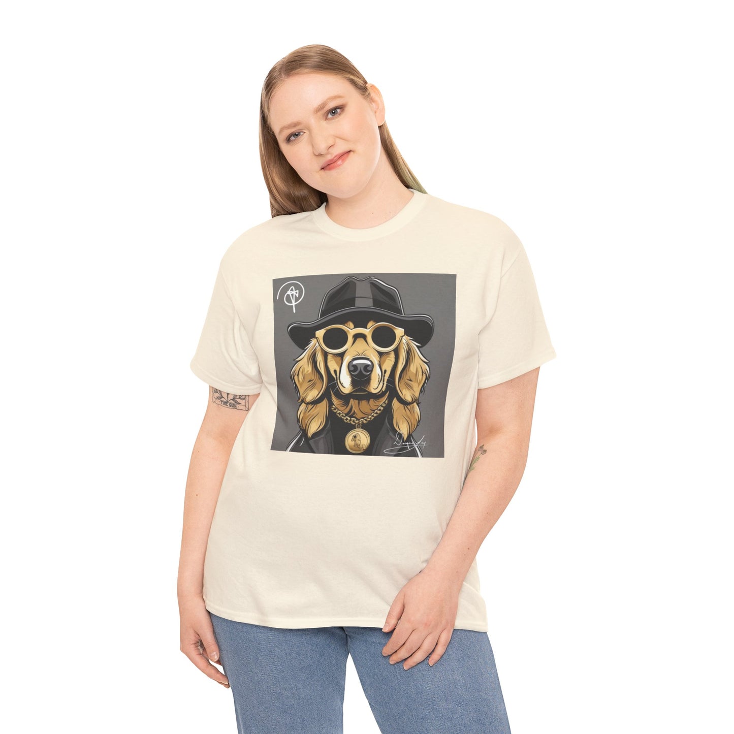 Unisex Golden Retriever Heavy Cotton Tee