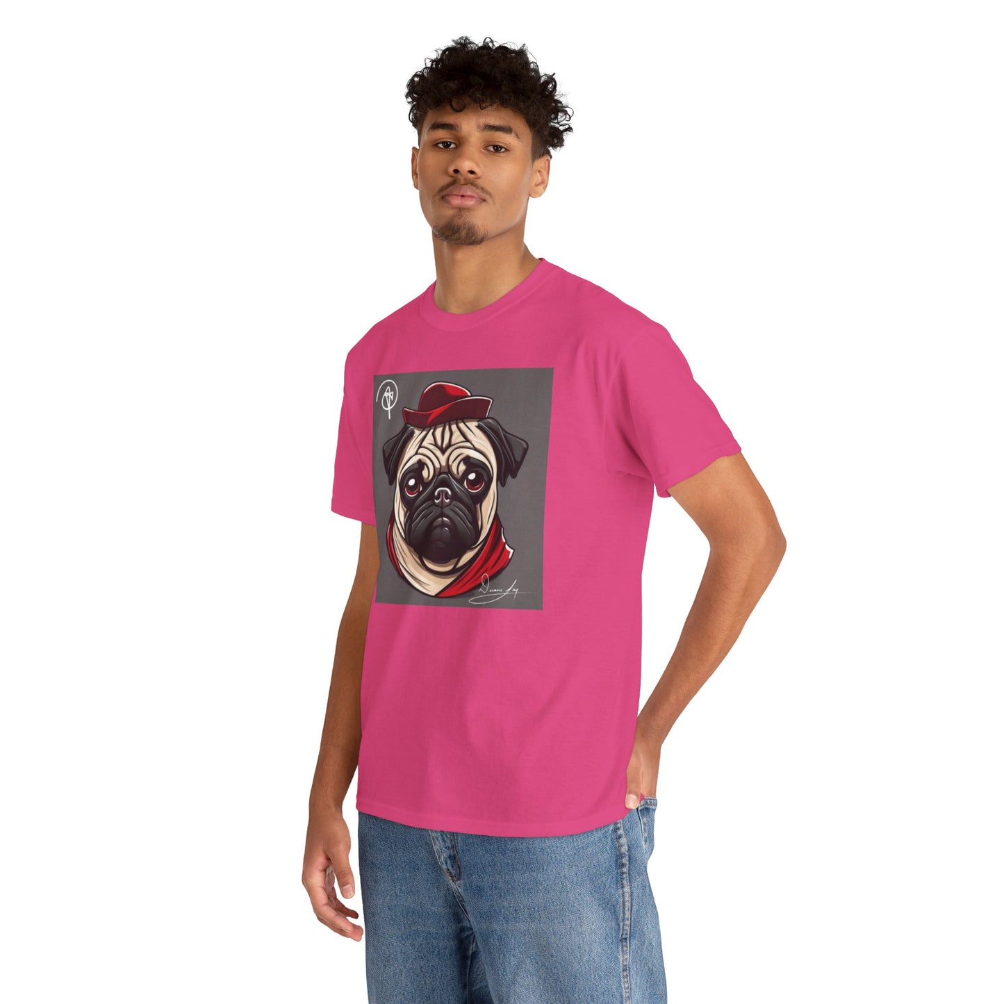 Unisex Pug Heavy Cotton Tee