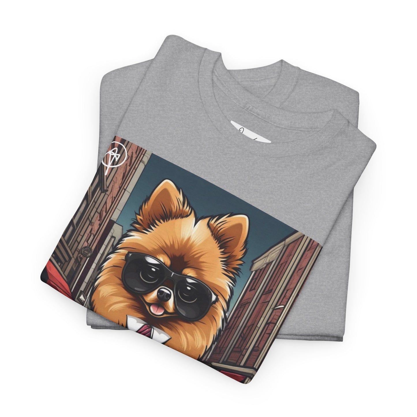 Adult Unisex Pomeranian Heavy Cotton Tee