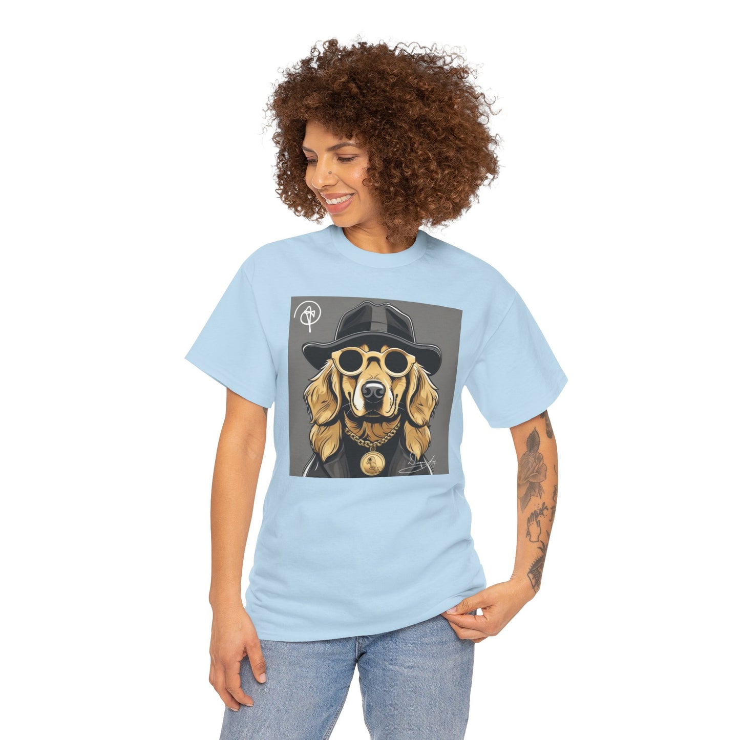 Unisex Golden Retriever Heavy Cotton Tee