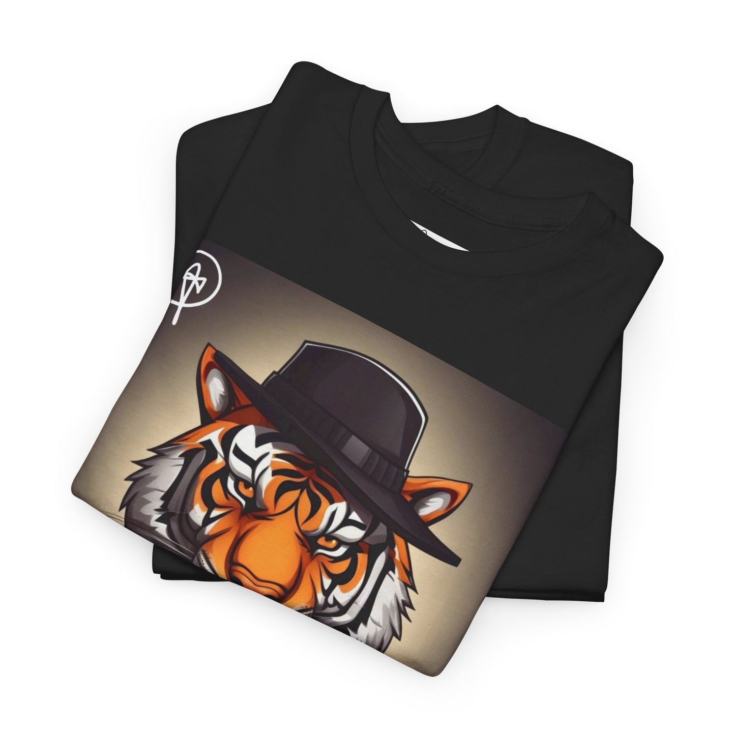 DuaneJay Tiger Gentleman T-Shirt — bold tiger graphic tee featuring a distinguished tiger in gentleman style, a powerful streetwear statement for those who wear confidence with class