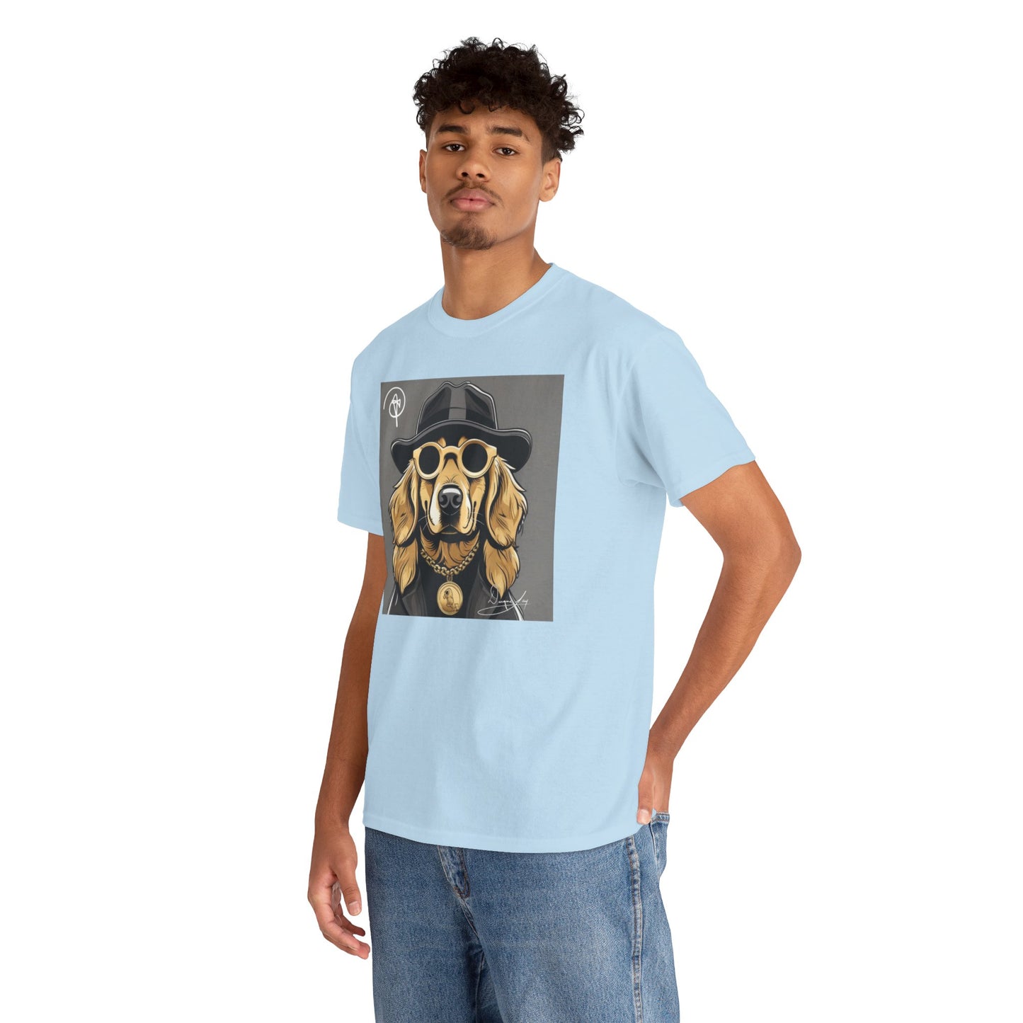 Unisex Golden Retriever Heavy Cotton Tee