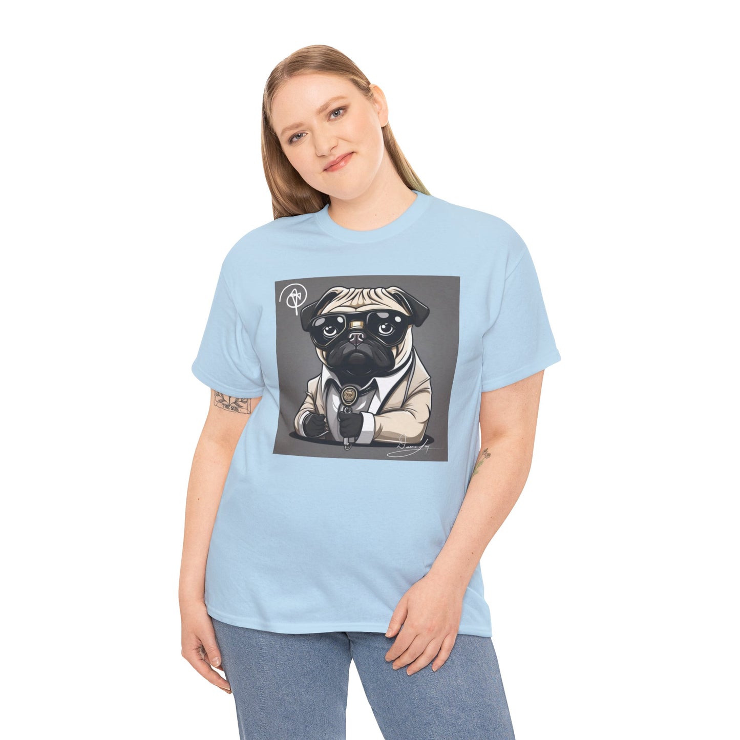 Unisex Pug Heavy Cotton Tee