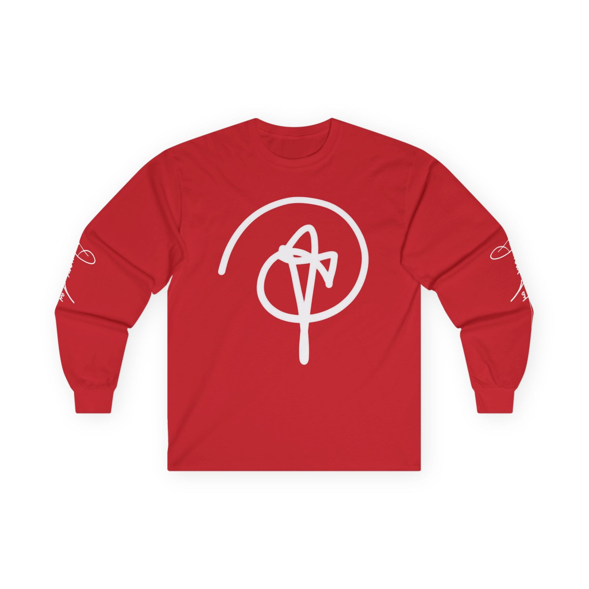DuaneJay Signature Icon Long Sleeve White Label — premium streetwear long sleeve featuring a bold white signature icon with an exclusive back design, crafted for comfort and style, the ultimate statement piece for those who live and breathe the DuaneJay Fashion lifestyle with confidence and distinction