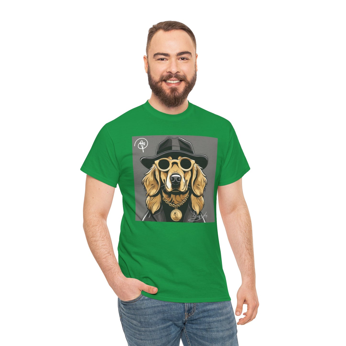 Unisex Golden Retriever Heavy Cotton Tee