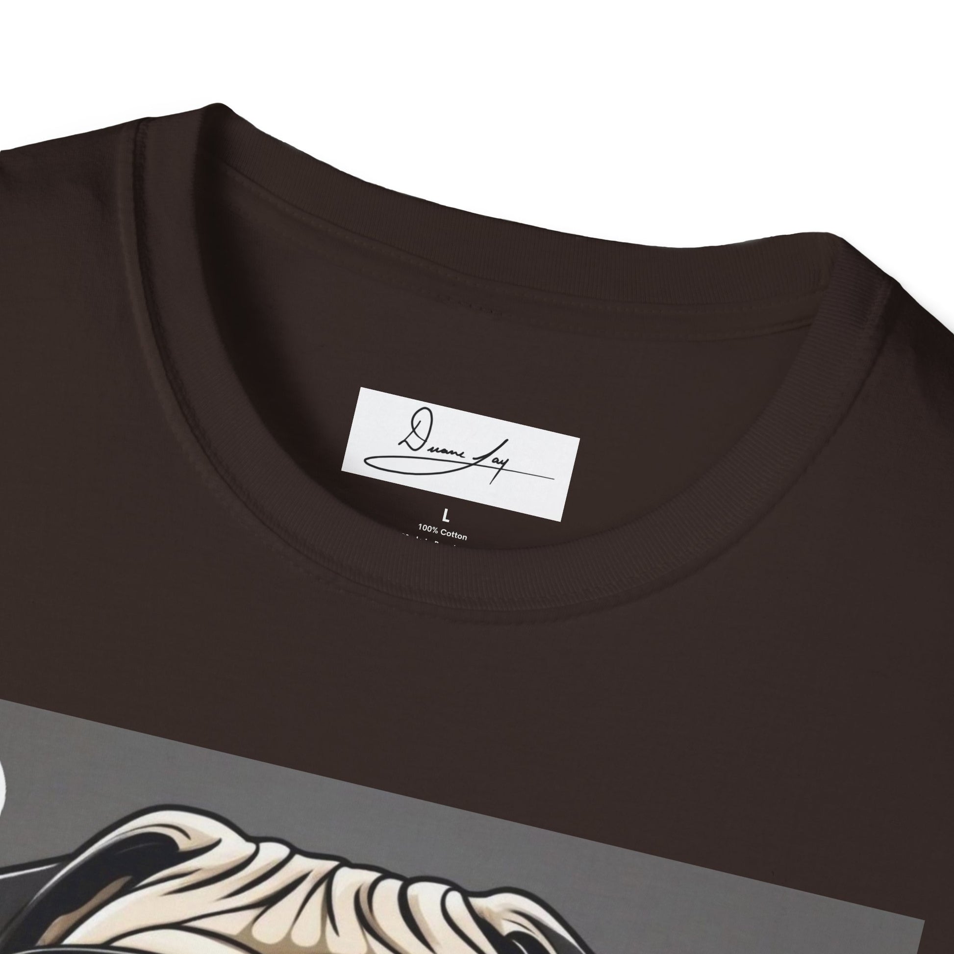 DuaneJay Pug Detective T-Shirt — cute Sherlock dog graphic tee streetwear
