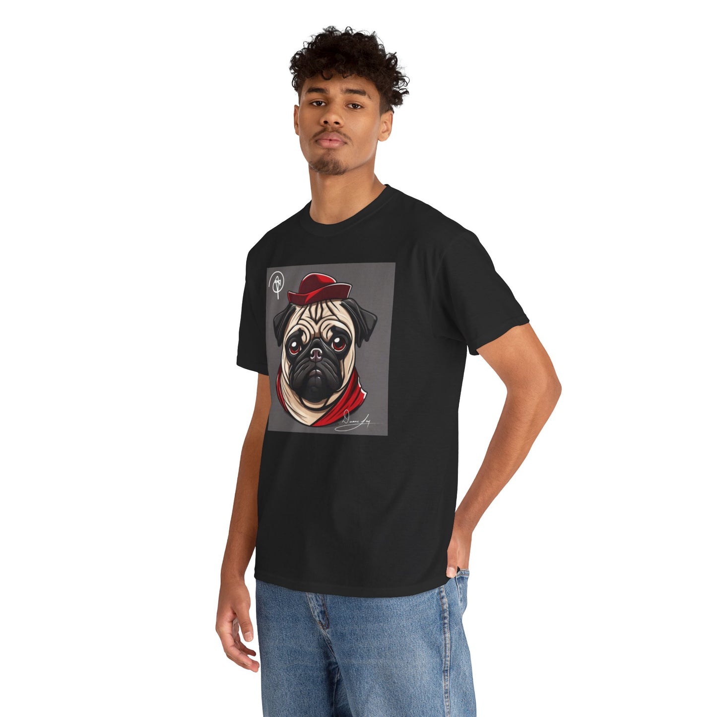 Unisex Pug Heavy Cotton Tee