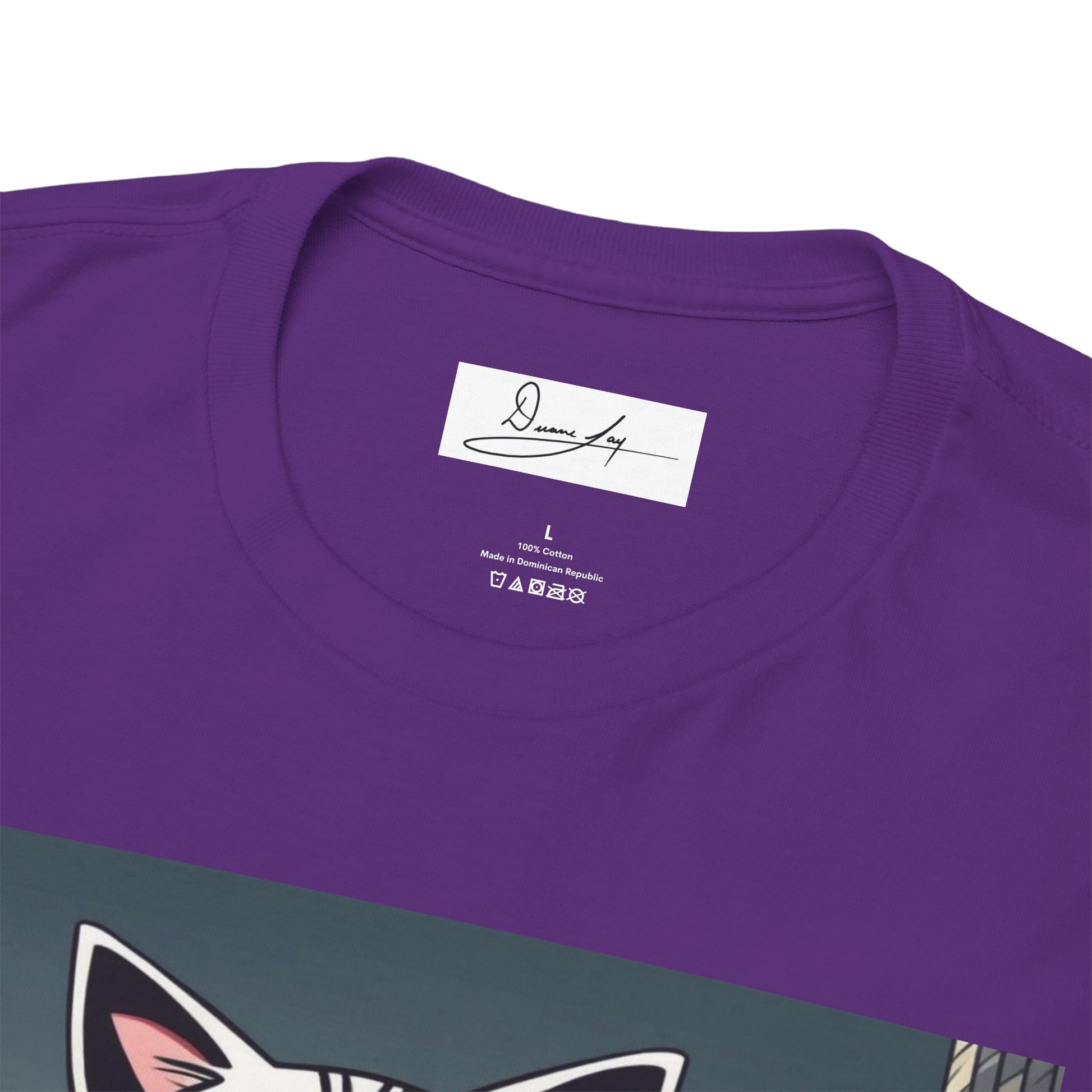 DuaneJay Cat Mafia Graphic Tee — cool cat in suit streetwear graphic tee