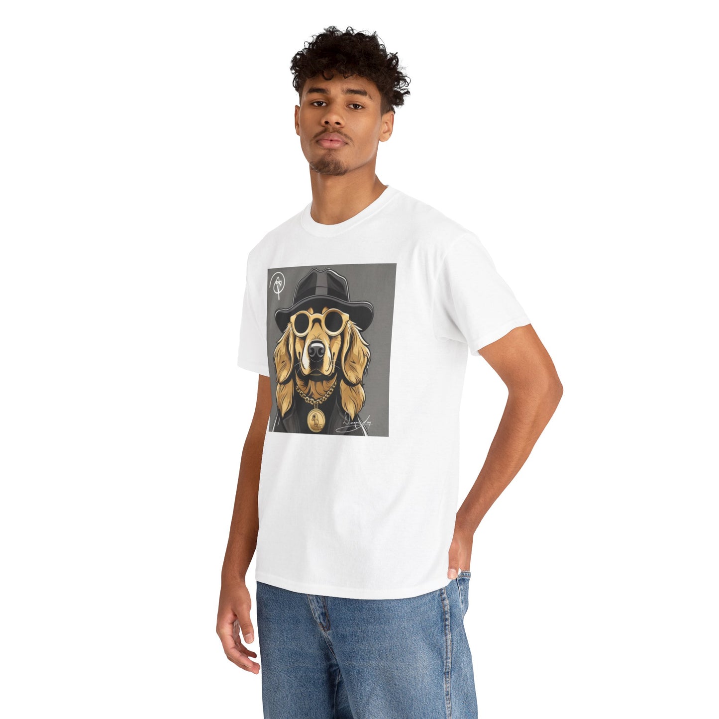 Unisex Golden Retriever Heavy Cotton Tee