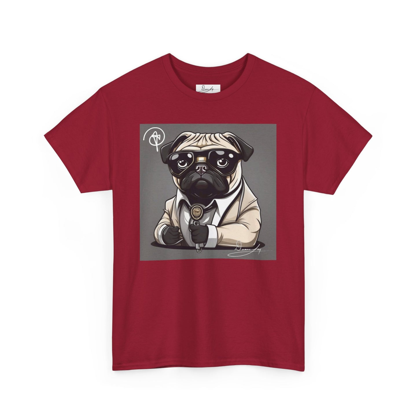 Unisex Pug Heavy Cotton Tee